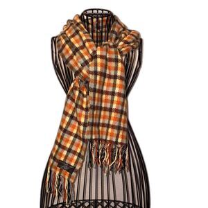 D&Y softer than cashmere colorful plaid scarf